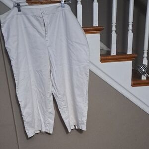 Coldwater Creek Ivory Trousers